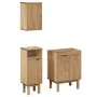 Juego de muebles de baño OTTA 3 pzas madera maciza pino de , Muebles de baño - Ref: Foro24-3307682, Precio: 214,46 €, Descuen...