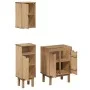 Juego de muebles de baño OTTA 3 pzas madera maciza pino de , Muebles de baño - Ref: Foro24-3307682, Precio: 214,46 €, Descuen...