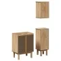 Juego de muebles de baño OTTA 3 pzas madera maciza pino de , Muebles de baño - Ref: Foro24-3307682, Precio: 214,46 €, Descuen...