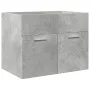 Set muebles de baño 2 piezas madera contrachapada gris hormigón by , Bathroom furniture - Ref: Foro24-3324868, Price: 113,72 ...