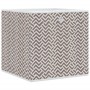 Cajas almacenaje plegables 4 uds no tejida marrón 32x32x32 cm von , Aufbewahrungskörbe - Ref: Foro24-4018985, Preis: 28,22 €,...