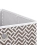 Cajas almacenaje plegables 4 uds no tejida marrón 32x32x32 cm von , Aufbewahrungskörbe - Ref: Foro24-4018985, Preis: 28,22 €,...