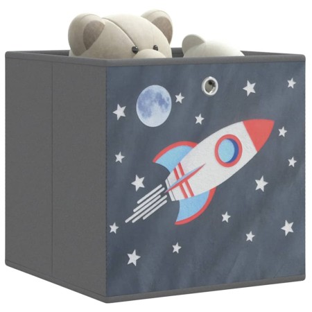 Cajas almacenaje plegables 4 uds tela no tejida gris 32x32x32cm von , Aufbewahrungskörbe - Ref: Foro24-4018987, Preis: 23,32 ...