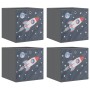 Cajas almacenaje plegables 4 uds tela no tejida gris 32x32x32cm von , Aufbewahrungskörbe - Ref: Foro24-4018987, Preis: 23,32 ...