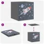 Cajas almacenaje plegables 4 uds tela no tejida gris 32x32x32cm by , Storage baskets - Ref: Foro24-4018987, Price: 20,58 €, D...
