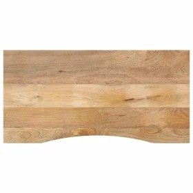 Tablero escritorio con curva madera mango rugosa 110x50x2,5 cm by , Table tops - Ref: Foro24-370195, Price: 58,91 €, Discount: %