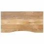 Tablero escritorio con curva madera mango rugosa 110x50x2,5 cm de , Tableros para mesas - Ref: Foro24-370195, Precio: 58,91 €...