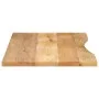 Tablero escritorio con curva madera mango rugosa 110x50x2,5 cm de , Tableros para mesas - Ref: Foro24-370195, Precio: 58,91 €...