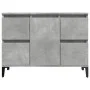 Armario de lavabo madera contrachapada gris hormigón 80x33x60cm de , Tocadores de baño - Ref: Foro24-857128, Precio: 91,54 €,...