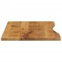 Tablero escritorio con curva madera mango rugosa 120x50x2,5 cm by , Table tops - Ref: Foro24-370211, Price: 79,13 €, Discount: %