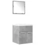 Set muebles de baño 2 piezas madera contrachapada gris hormigón von , Badezimmermöbel - Ref: Foro24-3324861, Preis: 132,70 €,...
