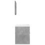 Set muebles de baño 2 piezas madera contrachapada gris hormigón von , Badezimmermöbel - Ref: Foro24-3324861, Preis: 132,19 €,...