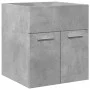 Set muebles de baño 2 piezas madera contrachapada gris hormigón von , Badezimmermöbel - Ref: Foro24-3324861, Preis: 132,70 €,...