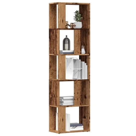 Estantería madera de ingeniería madera envejecida 45x24x159 cm von , Bücherregale und Regale - Ref: Foro24-855784, Preis: 66,...