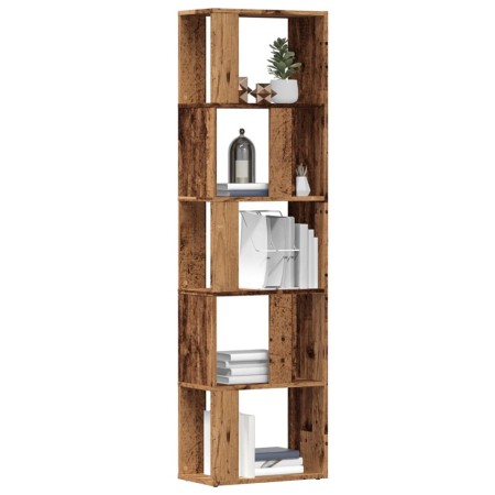 Estantería madera de ingeniería madera envejecida 45x24x159 cm von , Bücherregale und Regale - Ref: Foro24-855784, Preis: 68,...