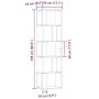 Estantería madera de ingeniería madera envejecida 45x24x159 cm von , Bücherregale und Regale - Ref: Foro24-855784, Preis: 66,...