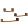 Estantes de pared 3 uds madera de ingeniería madera envejecida by , Shelves and shelves - Ref: Foro24-855792, Price: 22,87 €,...
