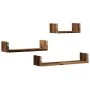 Estantes de pared 3 uds madera de ingeniería madera envejecida by , Shelves and shelves - Ref: Foro24-855792, Price: 22,87 €,...