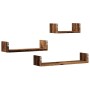 Estantes de pared 3 uds madera de ingeniería madera envejecida von , Regale und Regale - Ref: Foro24-855792, Preis: 24,13 €, ...