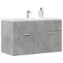 Mueble de lavabo madera ingeniería gris hormigón 90x38,5x46 cm de , Muebles de baño - Ref: Foro24-856214, Precio: 49,39 €, De...