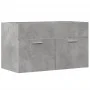 Mueble de lavabo madera ingeniería gris hormigón 90x38,5x46 cm de , Muebles de baño - Ref: Foro24-856214, Precio: 49,39 €, De...