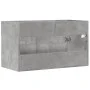 Mueble de lavabo madera ingeniería gris hormigón 90x38,5x46 cm de , Muebles de baño - Ref: Foro24-856214, Precio: 49,39 €, De...