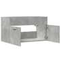 Mueble de lavabo madera ingeniería gris hormigón 90x38,5x46 cm by , Bathroom furniture - Ref: Foro24-856214, Price: 50,06 €, ...