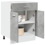 Armario inferior cajón contrachapada gris hormigón 60x46x81,5cm von , Küchenschränke - Ref: Foro24-856088, Preis: 65,32 €, Ra...