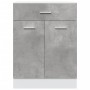 Armario inferior cajón contrachapada gris hormigón 60x46x81,5cm von , Küchenschränke - Ref: Foro24-856088, Preis: 65,32 €, Ra...