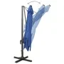 Cantilever umbrella with pole and light blue LED lights 300 cm by vidaXL, Umbrellas - Ref: Foro24-312349, Price: 146,31 €, Di...