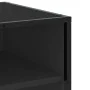 Mueble de TV madera de ingeniería y metal negro 91x40x46 cm by , TV Furniture - Ref: Foro24-848884, Price: 59,10 €, Discount: %