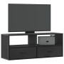 Mueble de TV madera de ingeniería y metal negro 100x31x39,5 cm von , TV-Möbel - Ref: Foro24-848929, Preis: 72,27 €, Rabatt: %
