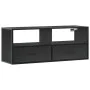 Mueble de TV madera de ingeniería y metal negro 100x31x39,5 cm von , TV-Möbel - Ref: Foro24-848929, Preis: 58,71 €, Rabatt: %