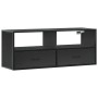 Mueble de TV madera de ingeniería y metal negro 100x31x39,5 cm von , TV-Möbel - Ref: Foro24-848929, Preis: 72,27 €, Rabatt: %