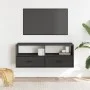 Mueble de TV madera de ingeniería y metal negro 100x31x39,5 cm von , TV-Möbel - Ref: Foro24-848929, Preis: 58,71 €, Rabatt: %