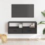 Mueble de TV madera de ingeniería y metal negro 100x31x39,5 cm von , TV-Möbel - Ref: Foro24-848929, Preis: 72,27 €, Rabatt: %