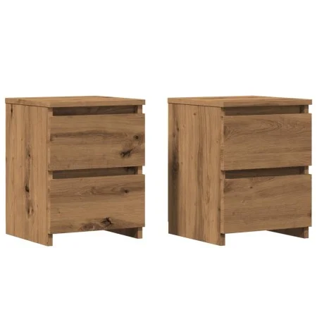 Mesitas noche 2 uds madera ingeniería roble artisan 30x30x40 cm von , Nachttische - Ref: Foro24-855849, Preis: 81,75 €, Rabat...
