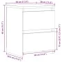 Mesitas noche 2 uds madera ingeniería roble artisan 30x30x40 cm von , Nachttische - Ref: Foro24-855849, Preis: 81,75 €, Rabat...
