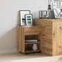 Armario con ruedas madera ingeniería roble artisan 46x36x59 cm by , Lockers and storage cabinets - Ref: Foro24-856661, Price:...