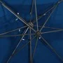 Cantilever parasol with double cover azure blue 250x250 cm by vidaXL, Umbrellas - Ref: Foro24-312365, Price: 135,69 €, Discou...