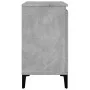 Armario de lavabo madera contrachapada gris hormigón 58x33x60cm de , Tocadores de baño - Ref: Foro24-857116, Precio: 48,73 €,...