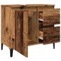 Armario de lavabo baño madera ingeniería envejecida 65x33x60 cm von , Badezimmerwaschtische - Ref: Foro24-857123, Preis: 83,1...