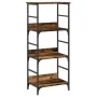 Estantería madera ingeniería madera envejecida 50x33x117,5 cm von , Bücherregale und Regale - Ref: Foro24-857466, Preis: 65,2...
