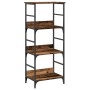 Estantería madera ingeniería madera envejecida 50x33x117,5 cm by , Bookcases and shelves - Ref: Foro24-857466, Price: 66,68 €...