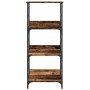 Estantería madera ingeniería madera envejecida 50x33x117,5 cm by , Bookcases and shelves - Ref: Foro24-857466, Price: 66,68 €...