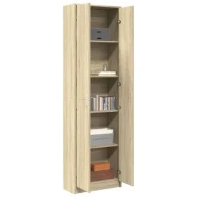 Armario de pasillo madera ingeniería roble Sonoma 55x25x189 cm von , Kleiderschränke - Ref: Foro24-3324113, Preis: 110,18 €, ...