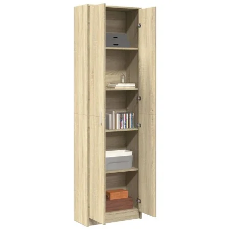 Armario de pasillo madera ingeniería roble Sonoma 55x25x189 cm de , Armarios roperos - Ref: Foro24-3324113, Precio: 103,78 €,...