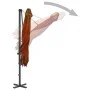 Cantilever umbrella with aluminum pole terracotta 250x250 cm by vidaXL, Umbrellas - Ref: Foro24-312305, Price: 94,25 €, Disco...