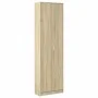 Armario de pasillo madera ingeniería roble Sonoma 55x25x189 cm de , Armarios roperos - Ref: Foro24-3324113, Precio: 103,78 €,...
