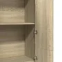 Armario de pasillo madera ingeniería roble Sonoma 55x25x189 cm de , Armarios roperos - Ref: Foro24-3324113, Precio: 103,78 €,...